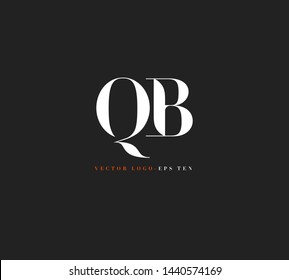 Q & B letters Joint logo icon vector template for corporate logo and business card design.