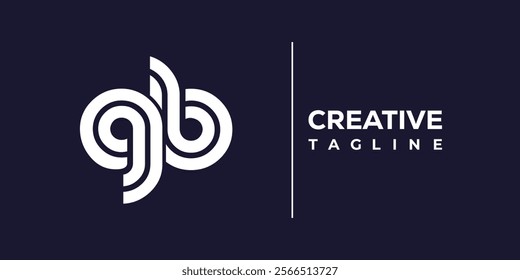 Q and B logo design. QB abstract Letters Logo Monogram. This logo design is the process of creating a visual symbol that represents a brand, company, or individual.