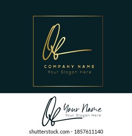Q B QB  Initial letter handwriting and signature logo. Beauty vector initial logo .Fashion, boutique, floral and botanical