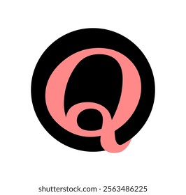 Q brand vector icon monogram