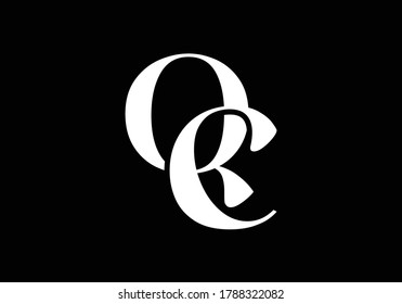 Q C Initial Letter Logo design, Graphic Alphabet Symbol for Corporate Business Identity