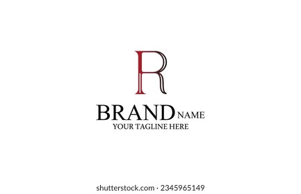 Q marca creativa minimo diseño del logotipo de la empresa de color gradiente rojo NEGRO 