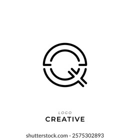 Q Creative Latter Logo Design. By Custom Branding Logo. Creative Logo Design. Logo Template. Vector illustration. Modern Design. Monogram Design