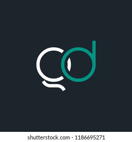 Q & D joint logo letter style design with business card template