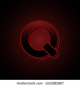 Q Diseño gráfico moderno Futurista moderno oscuro negro luz roja moderno EPS10