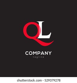 Q & L  Letter logo design vector element
