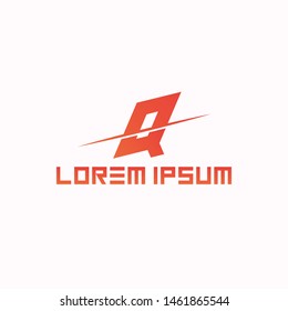 Q latter logo design template for use any purpose
