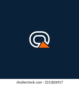 Q Latter Logo Template vector Abstract Monogram Symbol