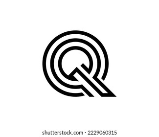 Q letter creative design vector template
