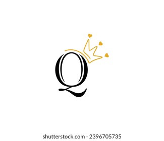 Elemento de diseño de logotipo creativo de letra Q