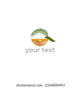Q Letter Desert Logo Design
