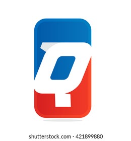 Q letter for fitness, sport team or gym. 