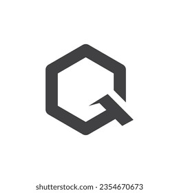 Q Letter Icon And Symbol Template