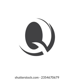 Q Letter Icon And Symbol Template