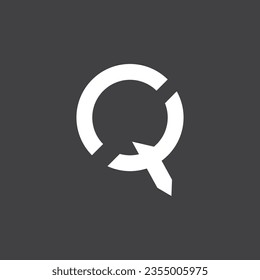 Q Letter Icon And Symbol Template