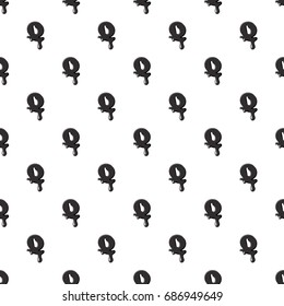 Q letter isolated on white background. Black liquid oil Q letter vector illustration