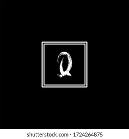Q letter logo abstract design