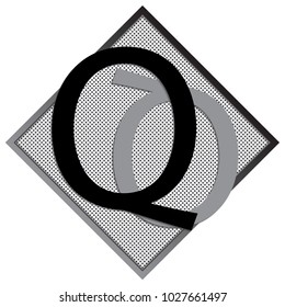 Q Letter Logo concept. Creative emblem design template. Universal elegant icon. Premium business finance logotype. Graphic Alphabet Symbol for Corporate Business Identity. Vector element