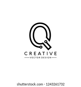 Q Letter Logo Design