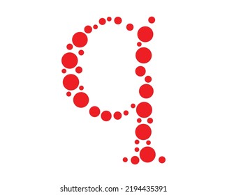 Elementos de diseño del logotipo de letra Q