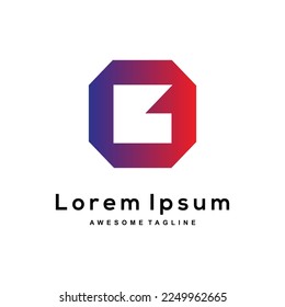 Q letter logo design icon