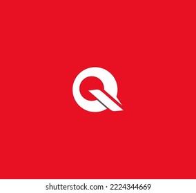 Elementos de plantilla de diseño de logotipo de letra Q. Logo de la letra digital abstracta moderna. Ilustración vectorial.