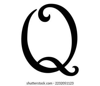 plantilla de diseño de logotipo de letras q