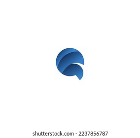 Q letter logo design template elements. Modern abstract digital alphabet letter logo. Vector illustration.