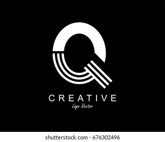 Q Letter Logo Design Template Element