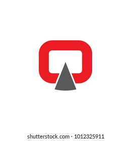 Q letter logo design vector icon template