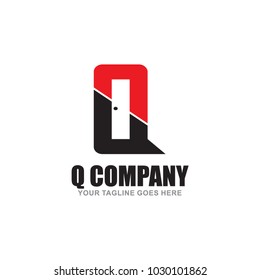 Q letter logo design vector icon