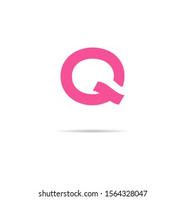Q letter logo design vector