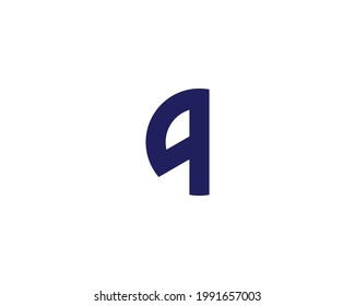 Logo-Design für Q-Buchstaben, Vektorgrafik-Vorlage