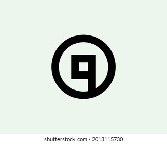 Plantilla vectorial de diseño de logotipo de letra Q