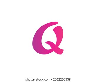 Plantilla vectorial de diseño de logotipo de letra Q