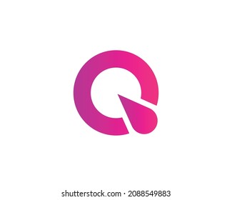 Q letter logo design vector template