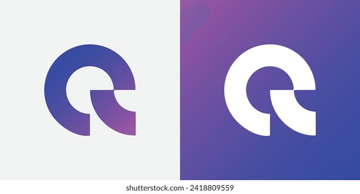 Q letter logo design vector