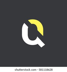 Q Letter logo design vector element