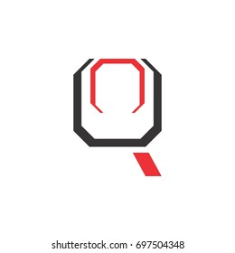 Q letter logo design vector