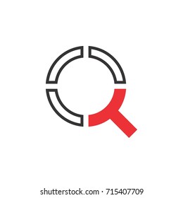 Q letter logo logo design vector