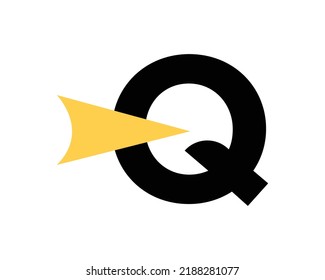 Q Letter logo icon design template elements.