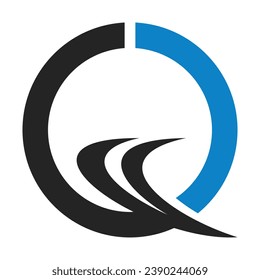 Plantilla de icono de logotipo de letra Q 2