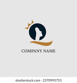 Q Letter Logo Initial Modern Company