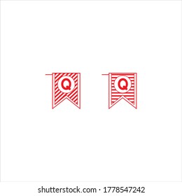 Q letter logo monogram design
