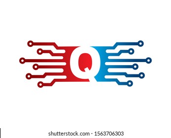 Q Letter logo or symbol template design