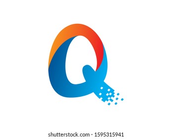 Q Letter logo or symbol template design