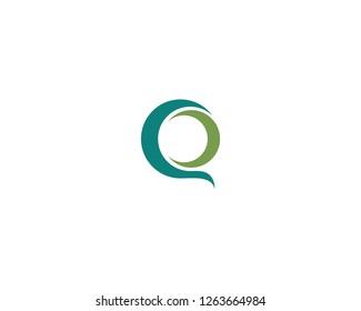 Q letter logo template