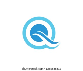 Q Letter Logo Template vector