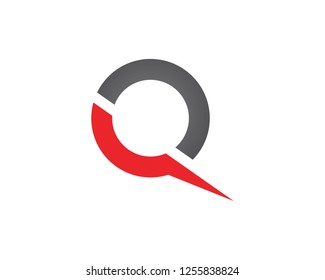 Q Letter Logo Template vector