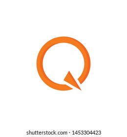 Q letter logo template vector icon 